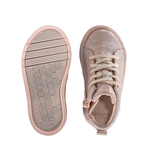 Clarks Girls City Oasis H Toddler Casual Shoes Pink | CA-837921
